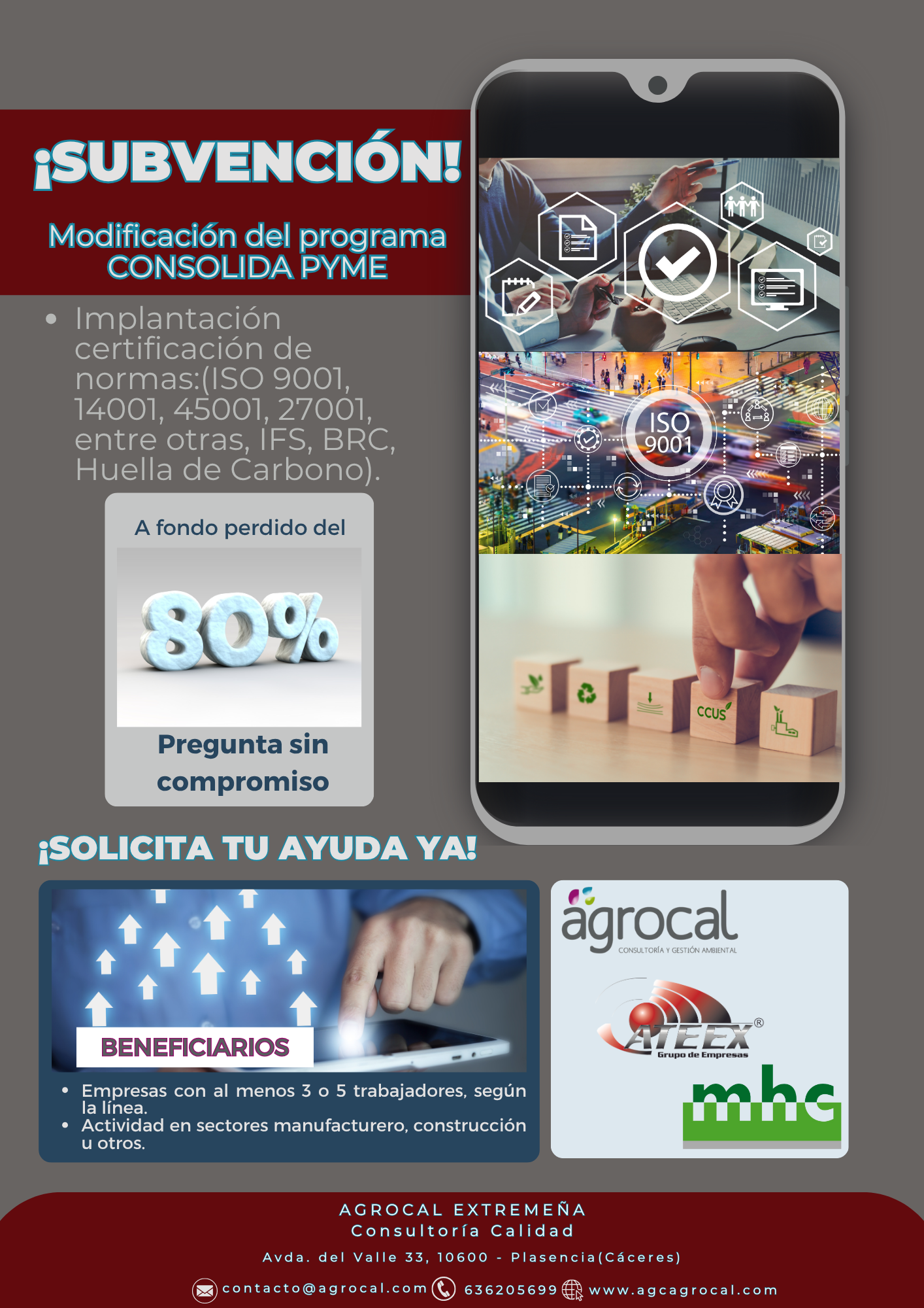 Subvención AGROCAL Consolida PYME Subvención AGROCAL Consolida PYME